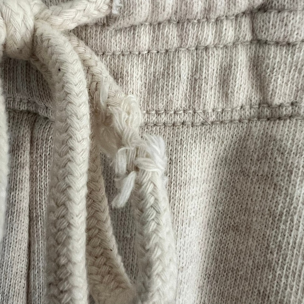 Aerie Juniors Small Oatmeal Heather Fleece Joggers Sweatpants - Picture 3 of 8